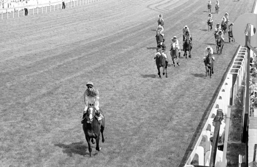 Shergar Leagues Ahead At Epsom