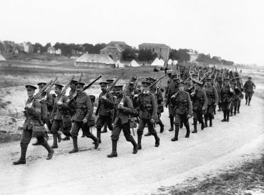 British Soldiers Walk