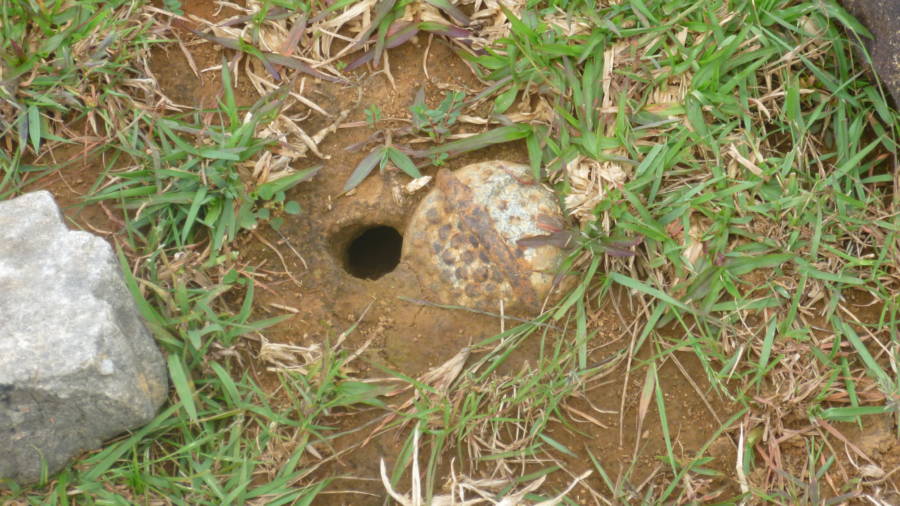 Unexploded Bomb In The Plain Of Jars
