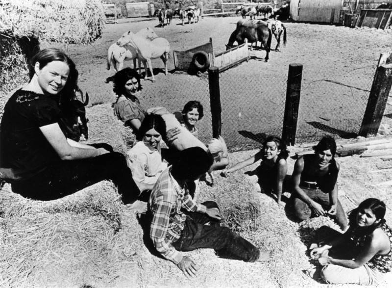 The Manson Family At Spahn Ranch
