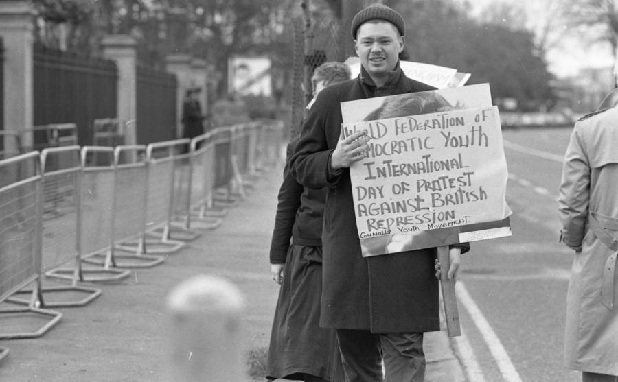 Bloody Sunday Protest Sign
