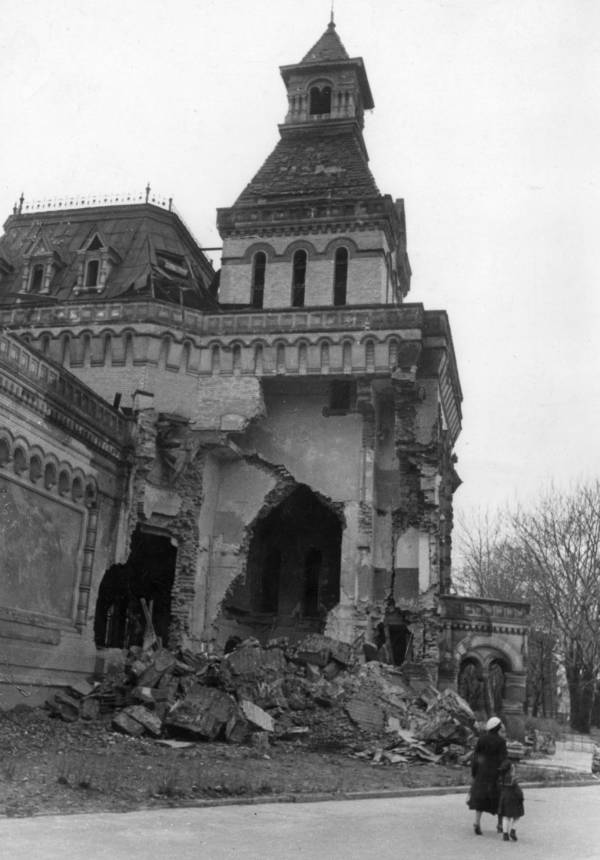 Building Destroyed After Siege Of Leningrad