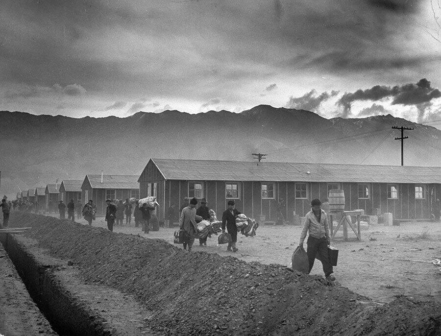 Dusty Internment Camp