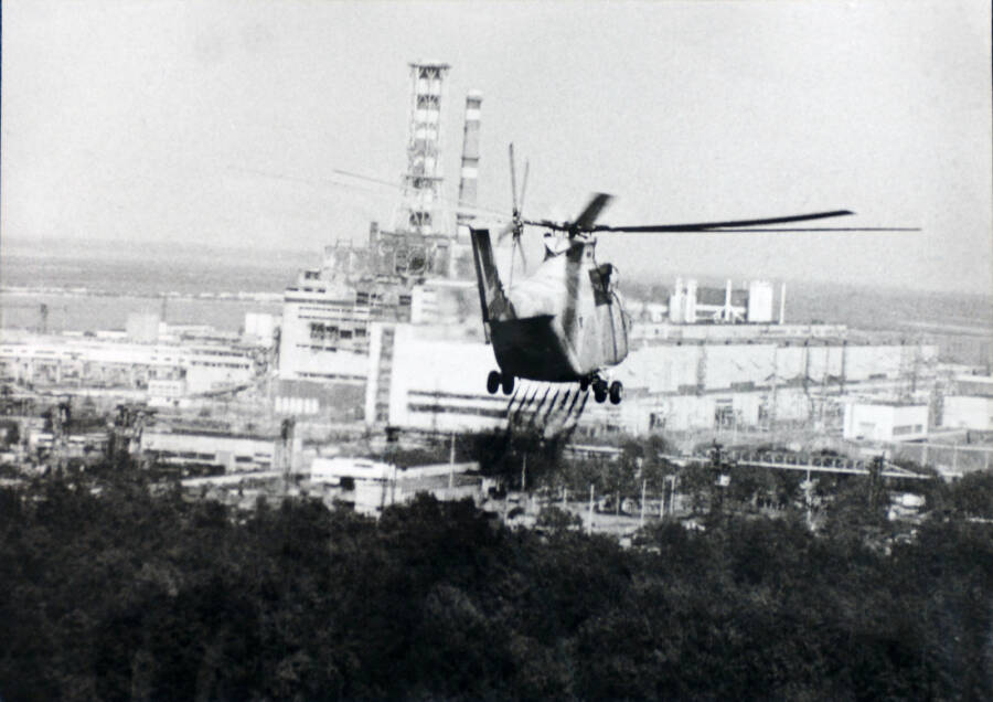 Helicopter Over Chernobyl