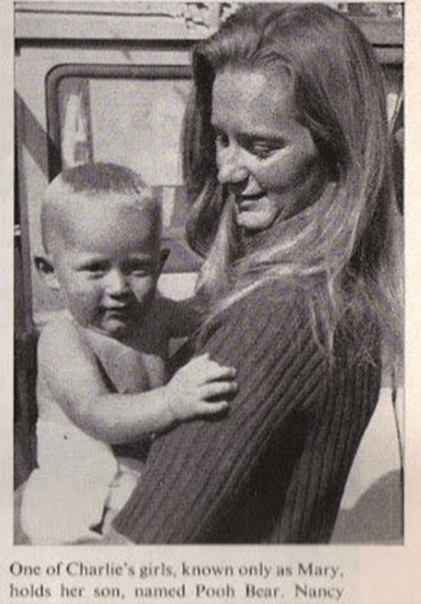 Mary Brunner Holds Charles Manson's Son Michael Manson