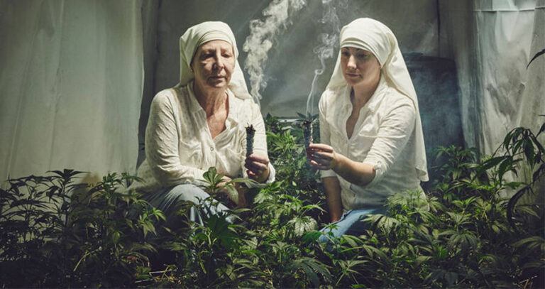 Sisters Of The Valley Burn Sage Over Weed