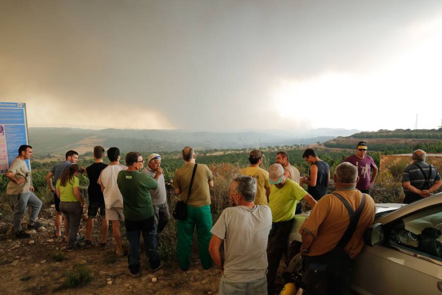 Spain Wildfire Overview In Maials