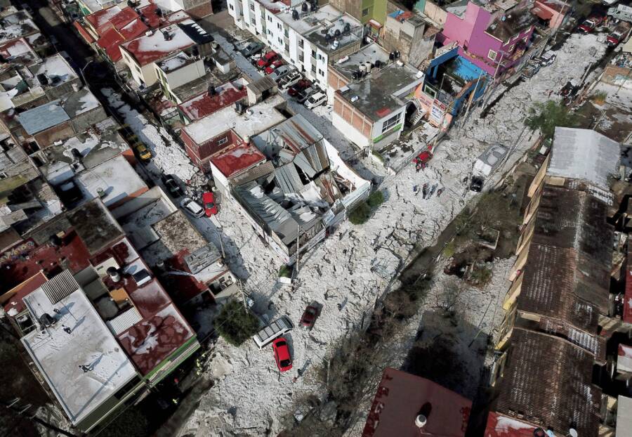 Aerial View Jalisco Hail