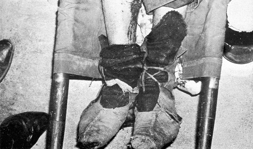 Che Guevara's Boots After Execution