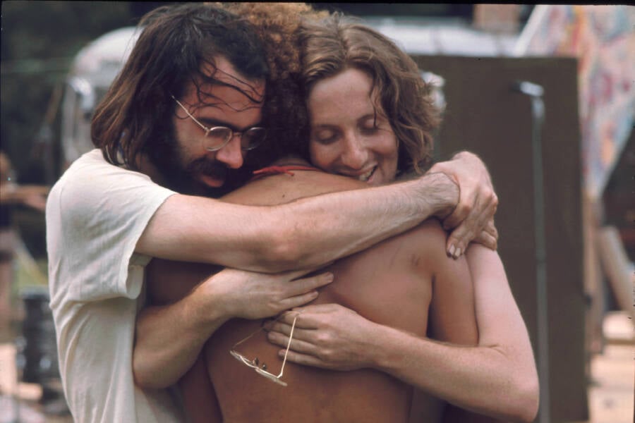 Group Hug At Woodstock