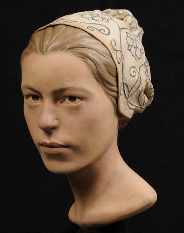 Reconstructed Face Of Jamestown Woman