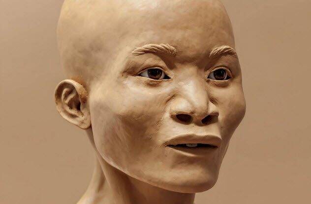 oldest known human face reconstructed from