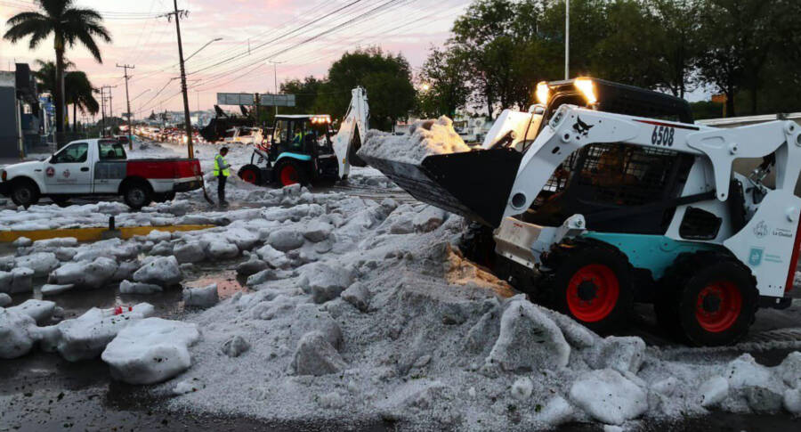 Machinery Clearing Hail