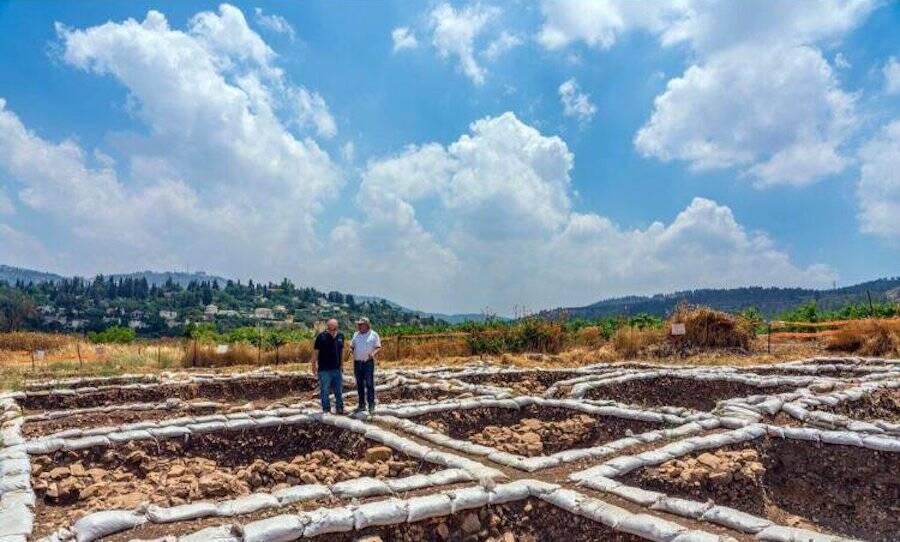 Motza Dig Site Foundations