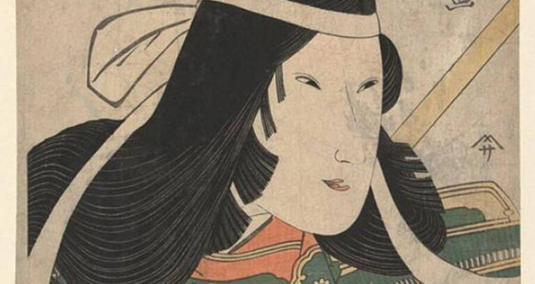 Tomoe Gozen Painting Closeup
