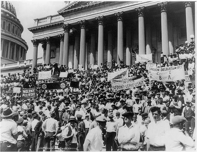 Bonus Army Protests At The Capitol