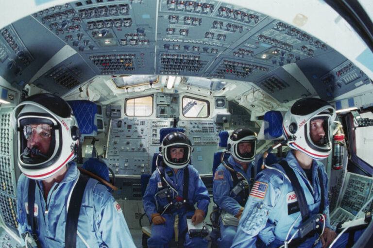 space shuttle columbia cockpit video