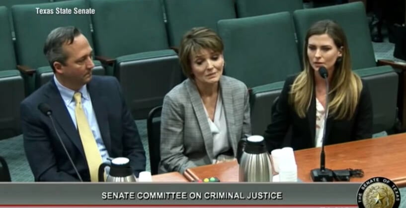 Eve Wiley Attending A Senate Committee Hearing