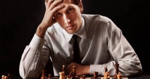 Fischer Over Chess Board