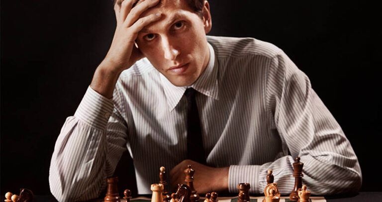 Fischer Over Chess Board