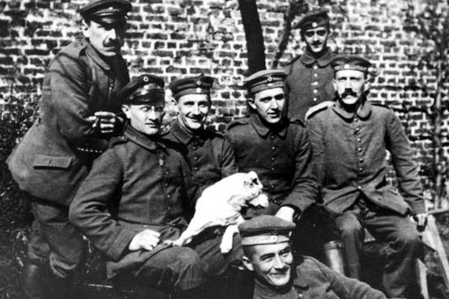 Hitler With Regiment
