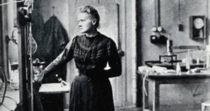 Marie Curie In Lab