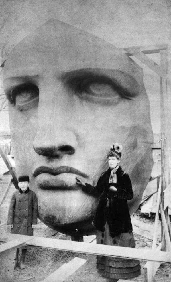 Head Of The Statue Of Liberty