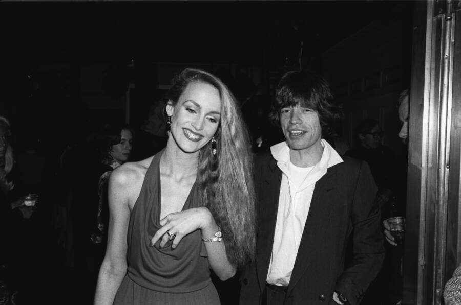Jerry Hall With Mick Jagger In Studio 54