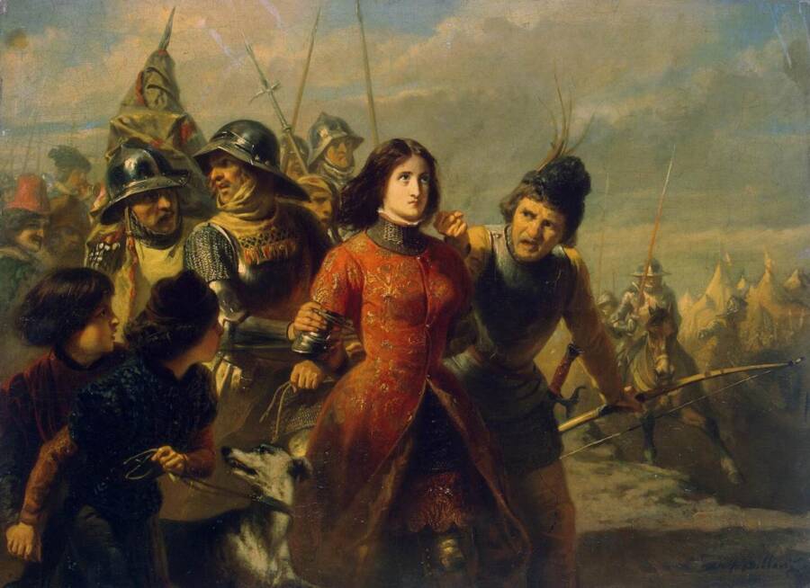 Joan Of Arc Being Captured