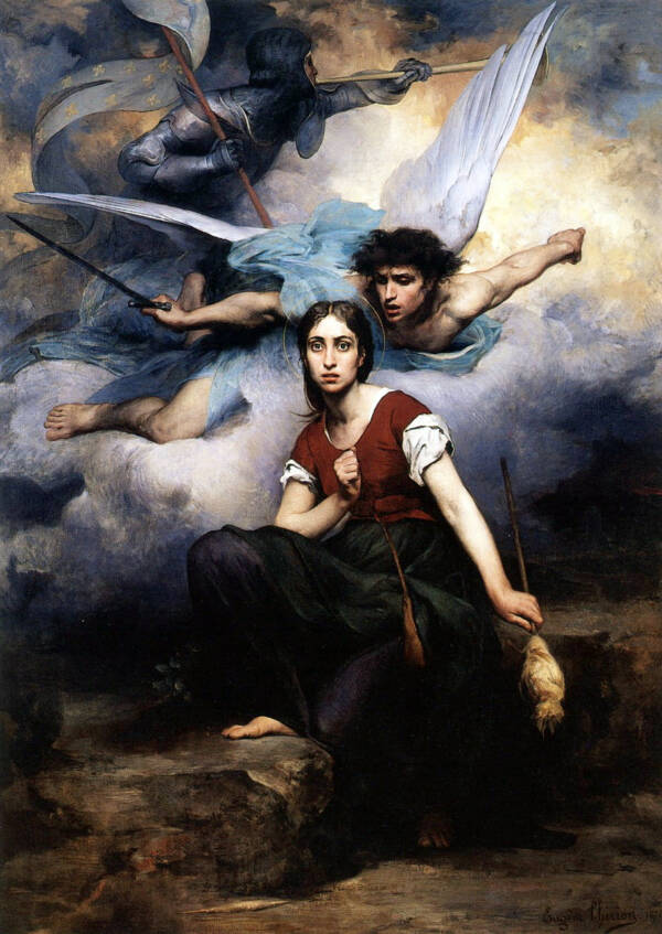 Joan Of Arc Listening To Angels Voices