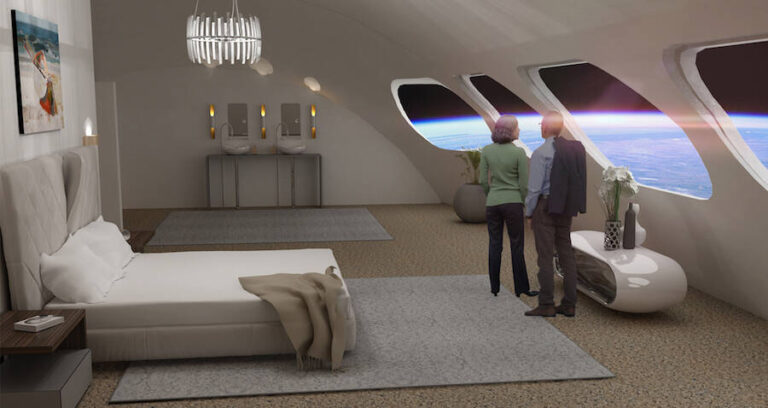 Nazi Space Hotel Room