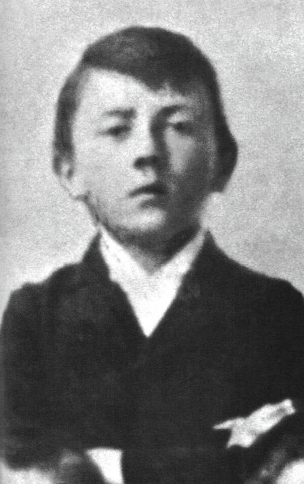 Adolf Hitler quando criança