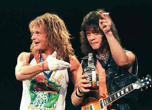 Eddie Van Halen David Lee Roth