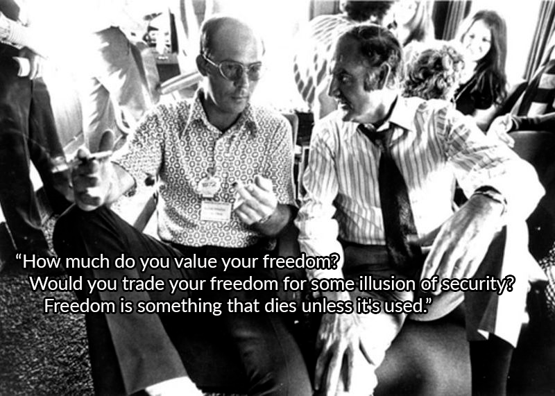 George Mcgovern And Hunter Thompson