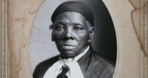 Harriet Tubman Portrait Inside A Photo Album