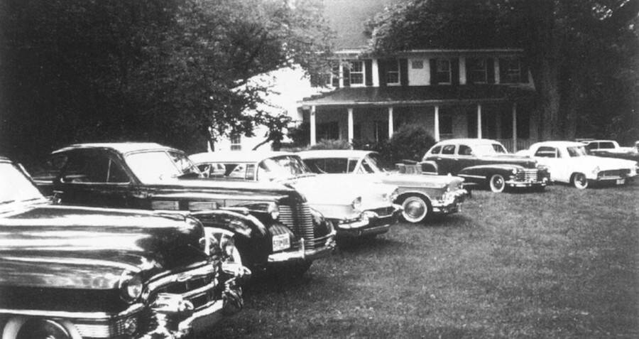 Cars Parked At The Apalachin Meeting