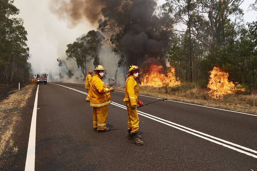 Fire Fighters In Australia
