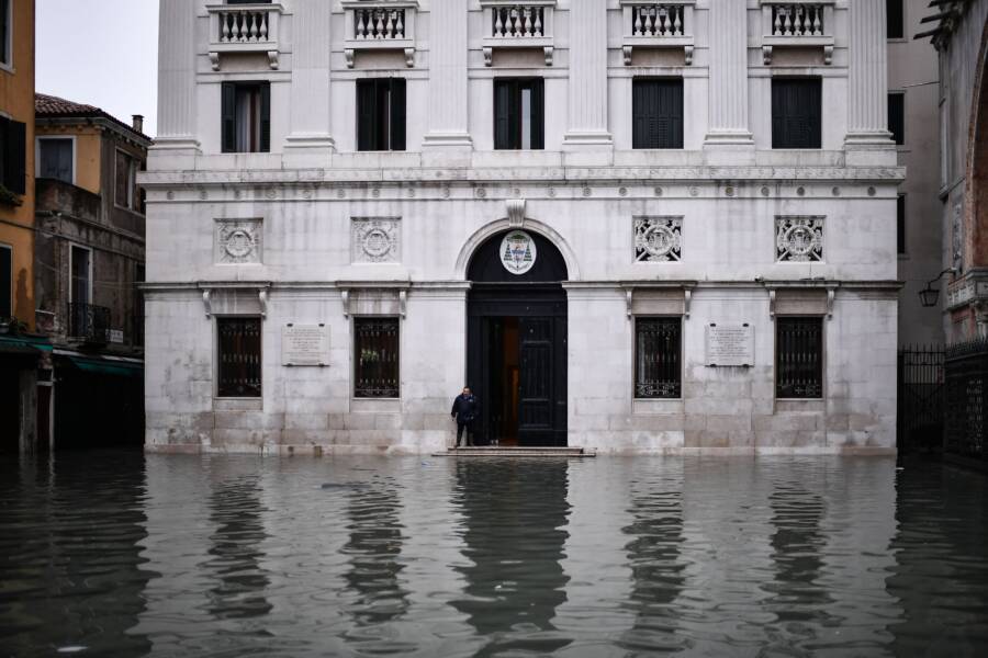 Flooded Building