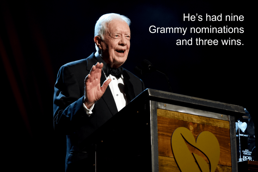 Jimmy Carter At The Grammys