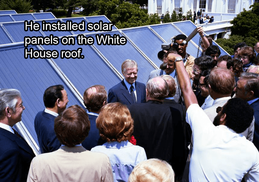 Jimmy Carter Fact About Solar Panels