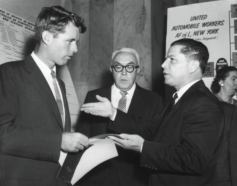 Jimmy Hoffa And Robert Kennedy