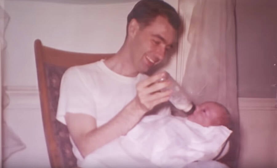 Mister Rogers With His Child