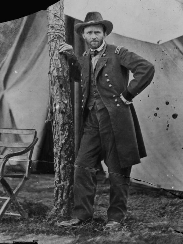 General Ulysses S. Grant At Cold Harbor