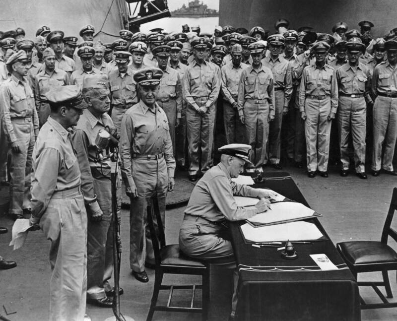 USS Missouri Surrender Ceremony