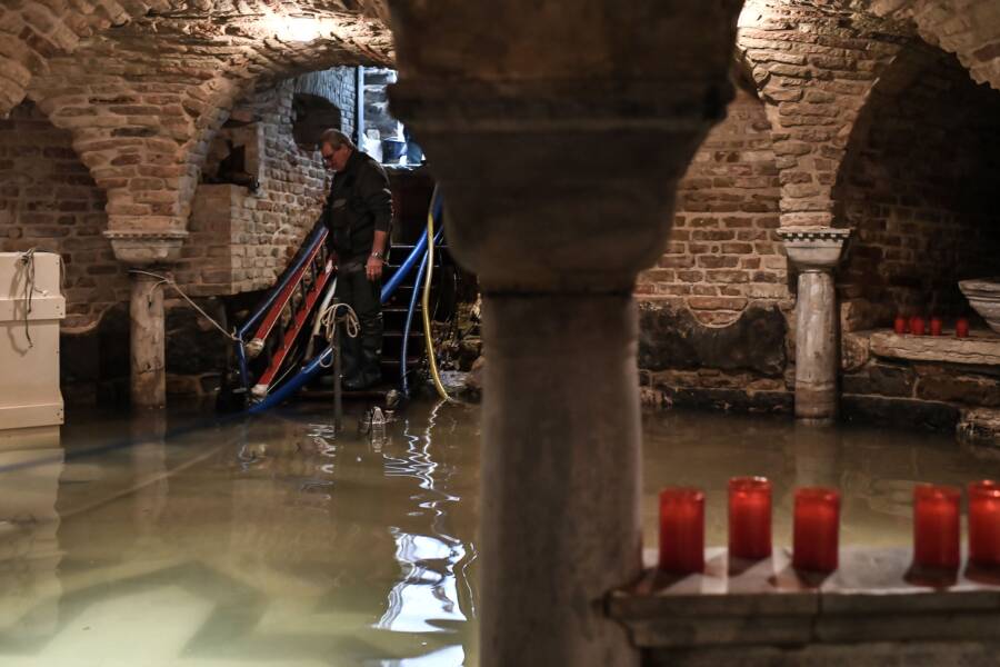 Venice Basilica Flood