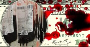 Bloody Hundred Dollar Bill