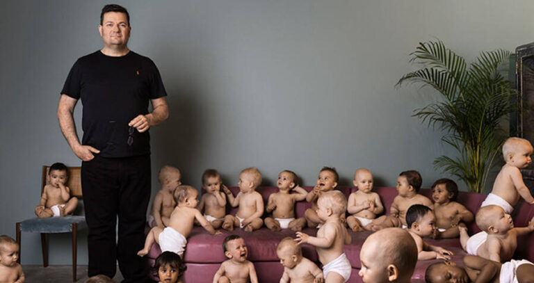 Ed Houben In A Room Full Of Babies Og