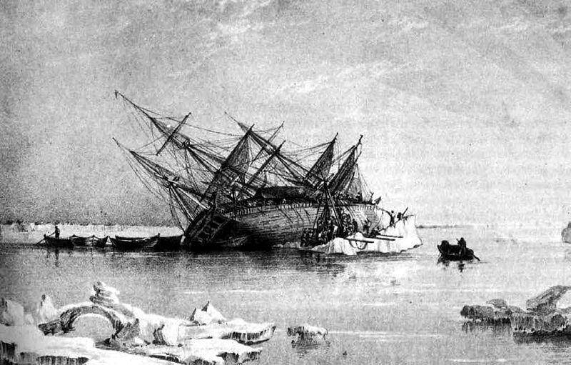 Engraving Of The HMS Terror