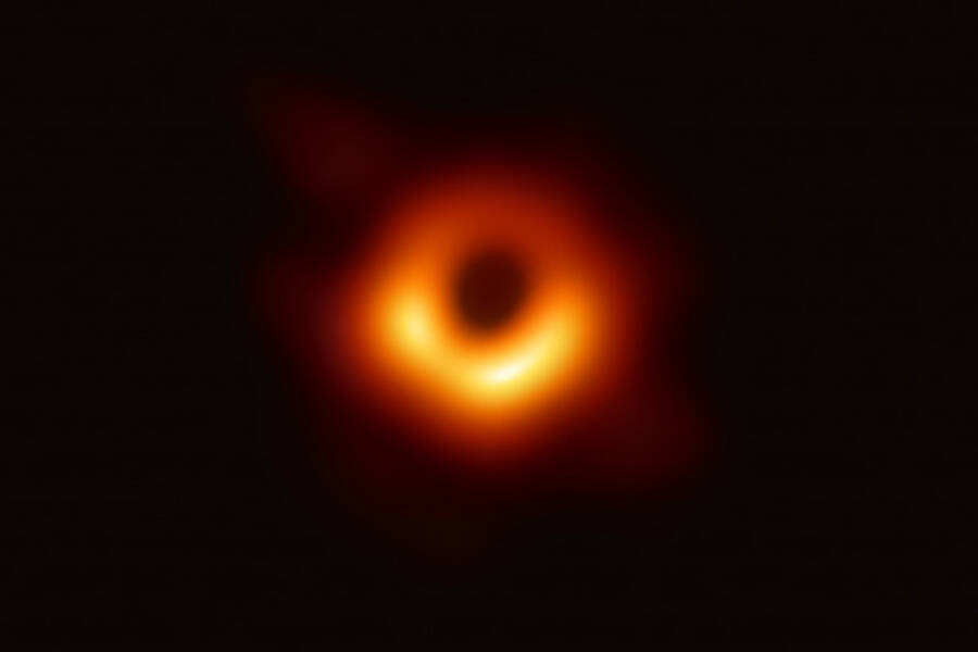 Supermassive Black Hole At Center Of M87