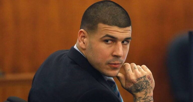 Aaron Hernandez In The Courtroom